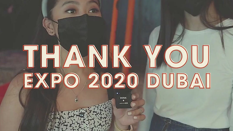 Thank You Expo 2020 Dubai
